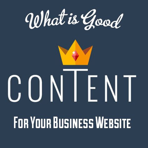 What is good content for your business website